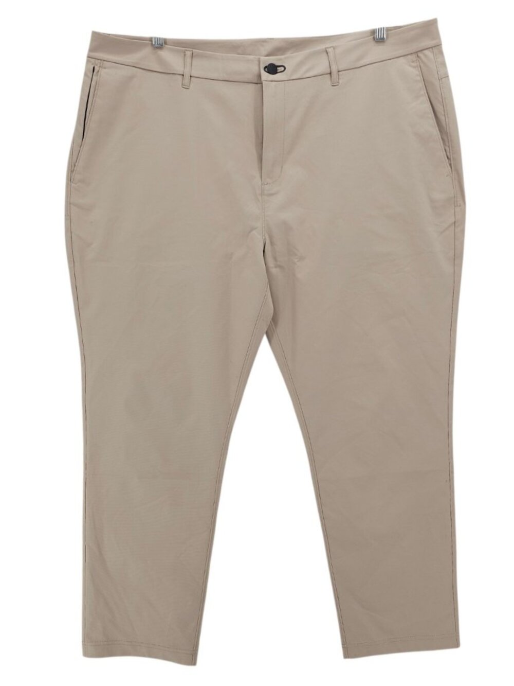 PUBLIC REC Beige Pants 5 Pocket Stretch EUC Tag Size 40x30 Actual 40x28